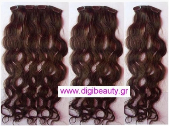 Τρέσα φυσική remy5A σπαστή SETC3/2B 3τεμ(26,16,11x50cm)9clips