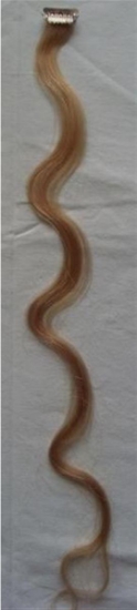 2 Σπαστά Hair extension φυσική τρίχα με κλιπ (2 τεμ.)