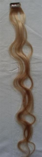 EC503 2 Σπαστά Hair extension με κλιπ φυσική τρίχα