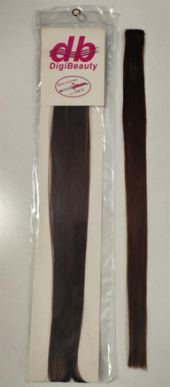 EAS4 Hair extension με κλιπ συνθετικά 60cm Χ 4cm(2 τεμ.)