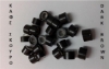 micro rings 70/80τεμ. με σιλικόνη 02 ring καφέ σκούρο