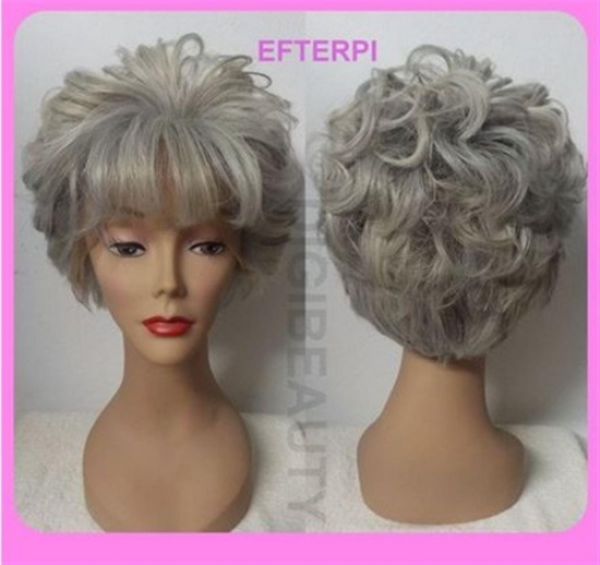 Περούκα Φυσική FRONT/L-8STR-613/2GRAY EFTERPI